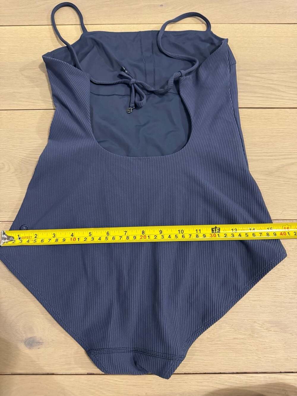 Lululemon Ribbed One-Piece Swimsuit Navy Blue - Picture 10 of 11